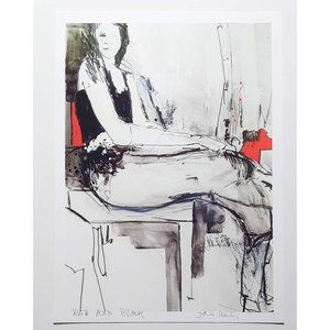 "Red and Black" - Art Print - Signed by Artist Jan